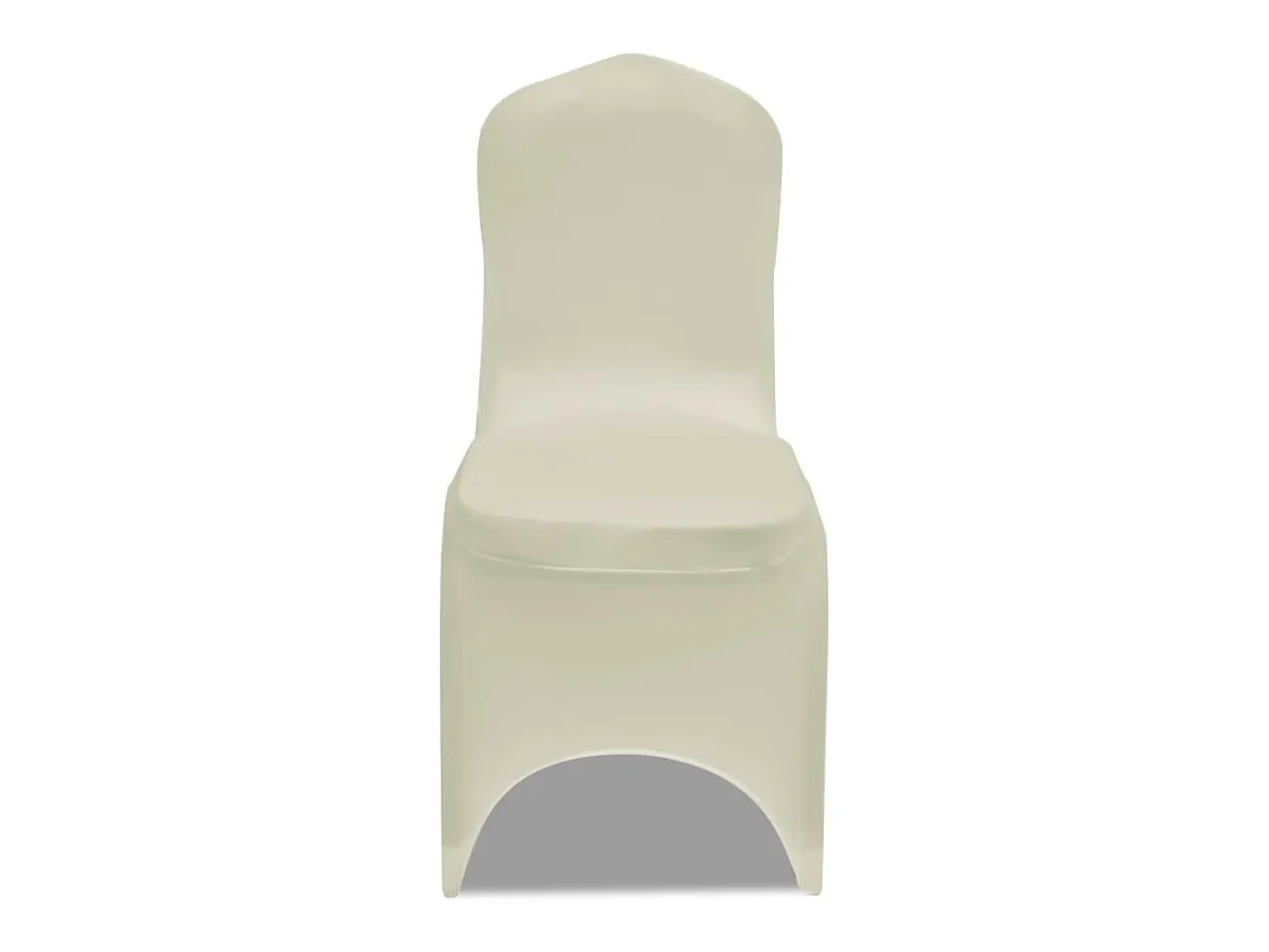 Hot Set de 6 Fundas ajustadas para sillas, color ES565743 Crema