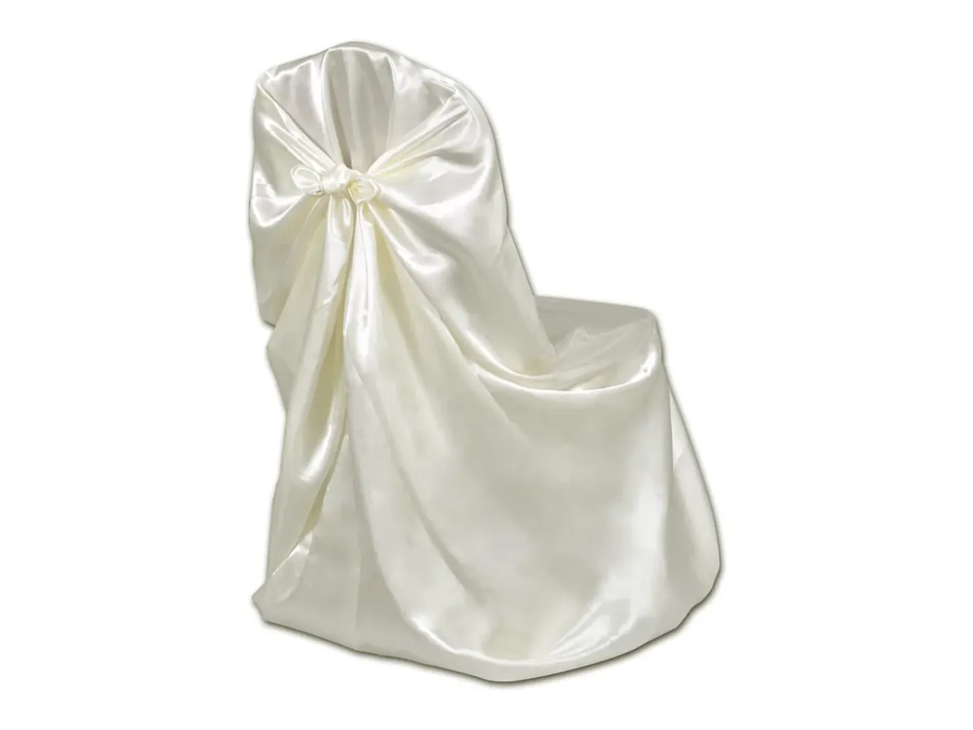 Ropa De Casa-Set de 6 Fundas de color para sillas, banquetes y bodas ES235534 Crema