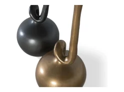 Discount Décoration d'Autrefois Set de 2 jarrones en aluminio Gris