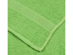 Clearance vidaxl Set de 8 toallas Ariel 360 gramos algodón Verde