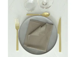 Hot Soleil d'ocre Set de 3 toallas 45x45 cm LUXURY champagne, by Beige