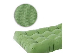 Clearance Vicco Set de cojines para paletas 120x80x15 flocken Verde