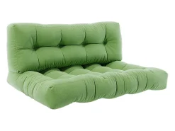 Clearance Vicco Set de cojines para paletas 120x15x80 flocken Verde