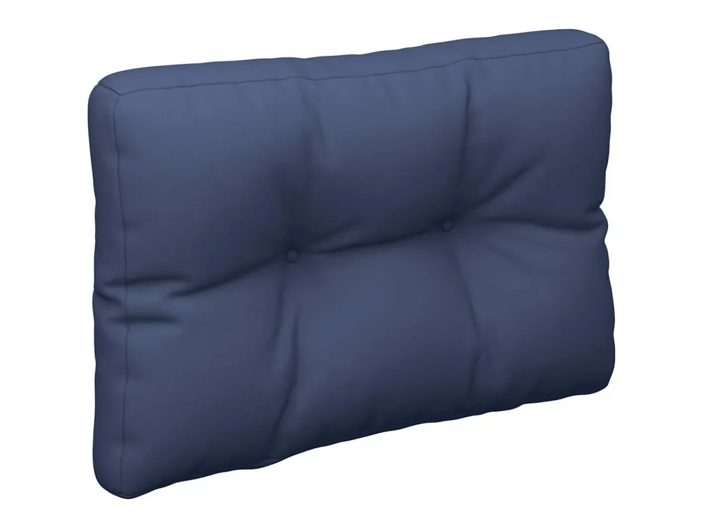 Clicnbuy Ropa De Casa-Set de cojines para sofá de palets tela marino 60x40x12 cm Azul