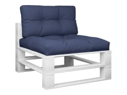 Best Clicnbuy Set de cojines para sofá de palets tela marino 70x40x12 cm Azul