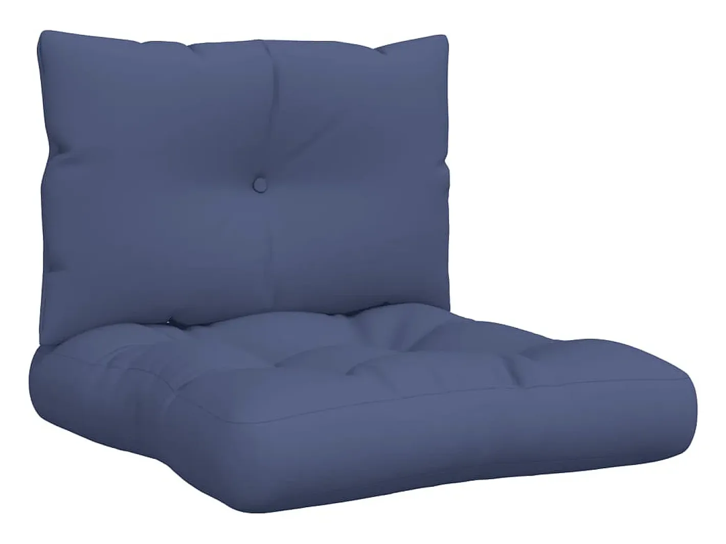 Online Clicnbuy Set de cojines para sofá de palets tela marino 60x38x13 cm Azul