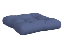 Online Clicnbuy Set de cojines para sofá de palets tela marino 60x38x13 cm Azul
