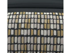 New Soleil d'ocre Set funda nórdica de algodón 57 hilos 240x220 cm FABIO gris Gris antracita