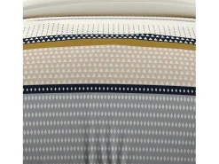 Soleil d'ocre Set funda nórdica de algodón 57 hilos 140x200 cm THALES mostaza Amarillo Best