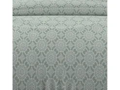 Soleil d'ocre Ropa De Cama-Set funda nórdica de algodón 57 hilos 240x220 cm ESMERALDA Verde