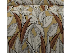Hot Soleil d'ocre Set funda nórdica de algodón 57 hilos 140x200 cm mostaza TOGO Amarillo