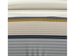 Soleil d'ocre Ropa De Cama-Set funda nórdica de algodón 57 hilos 240x220 cm THALES mostaza Amarillo