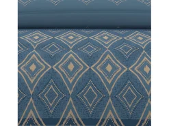 Soleil d'ocre Ropa De Cama-Set funda nórdica de algodón 57 hilos 260x240 cm ETHNO blue Azul