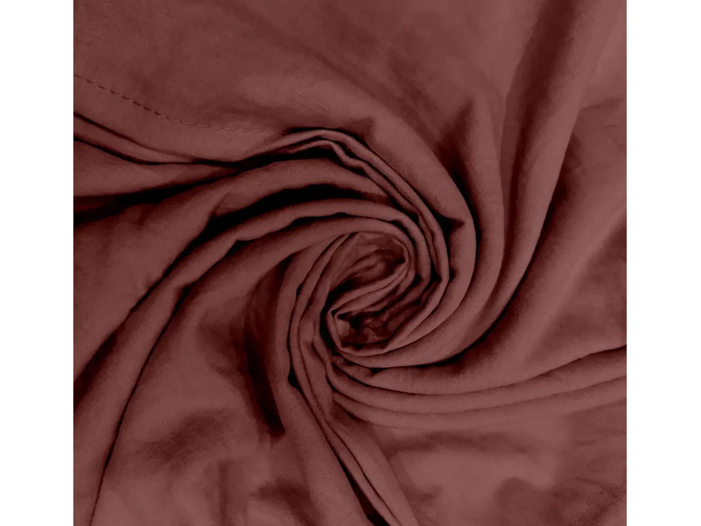 New Soleil d'ocre Set funda nórdica de microfibra lavada 260x240 cm BOHEME Ladrillo, por Intemporel Rojo