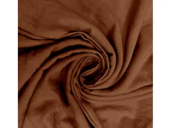 Soleil d'ocre Set funda nórdica de microfibra lavada 260x240 cm BOHEME terra, por Intemporel Naranja