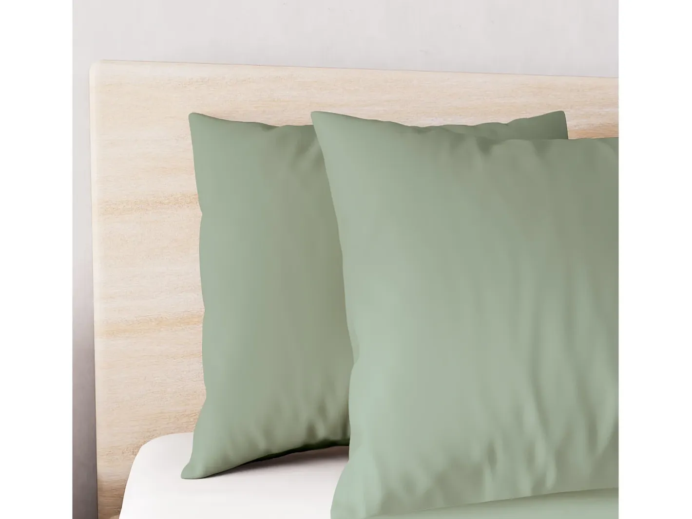 Soleil d'ocre Ropa De Cama-Set funda nórdica de microfibra lavada 240x220 cm BOHEME , por Intemporel Verde