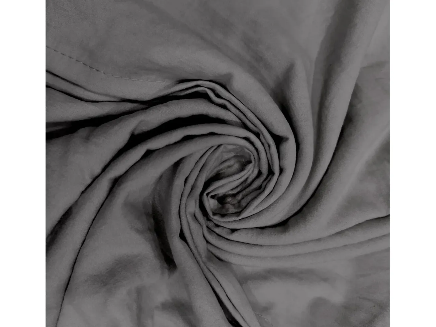Soleil d'ocre Ropa De Cama-Set funda nórdica de microfibra lavada 260x240 cm BOHEME , por Intemporel Gris