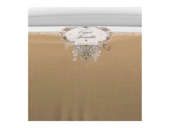 Soleil d'ocre Set funda nórdica 260x240 cm algodón 57 Hilos FAMILY SPIRIT taupe Topo