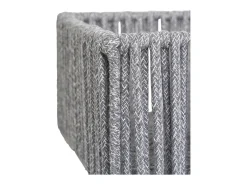 Sale Les Tendances Set van 3 ARESE opbergmanden – Grijs katoen en metaal Gris