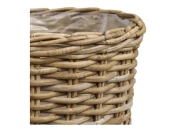 Les Tendances Set van 2 KALAK rieten manden – Binnen / Buiten Beige New