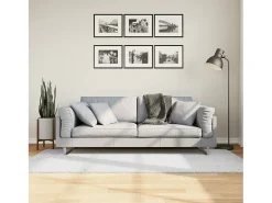 Garden Furniture Sinto Alfombra de pelo corto OVIEDO 100x200 cm Gris Clearance