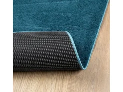 Garden Furniture Sinto Alfombra de pelo corto OVIEDO turquesa 200x280 cm Azul Outlet