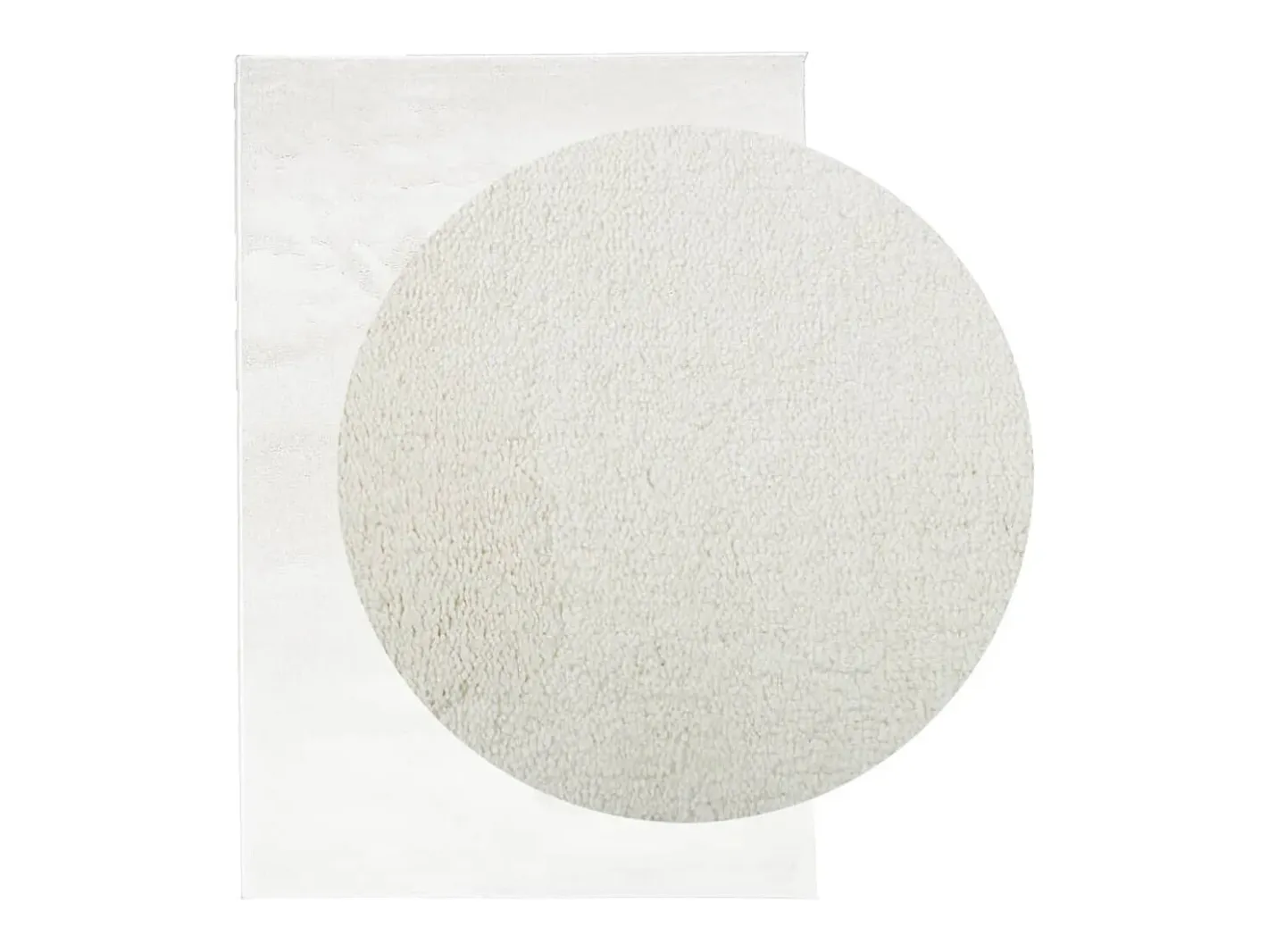 Garden Furniture Alfombra De Salón-Sinto Alfombra de pelo corto OVIEDO 160x230 cm Crema