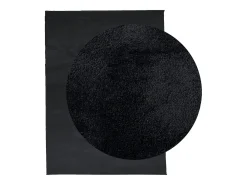 Hot Garden Furniture Sinto Alfombra de pelo corto OVIEDO 240x340 cm Negro