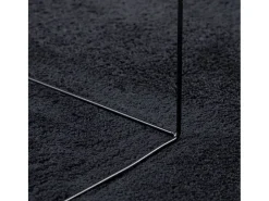 Hot Garden Furniture Sinto Alfombra de pelo corto OVIEDO 240x340 cm Negro