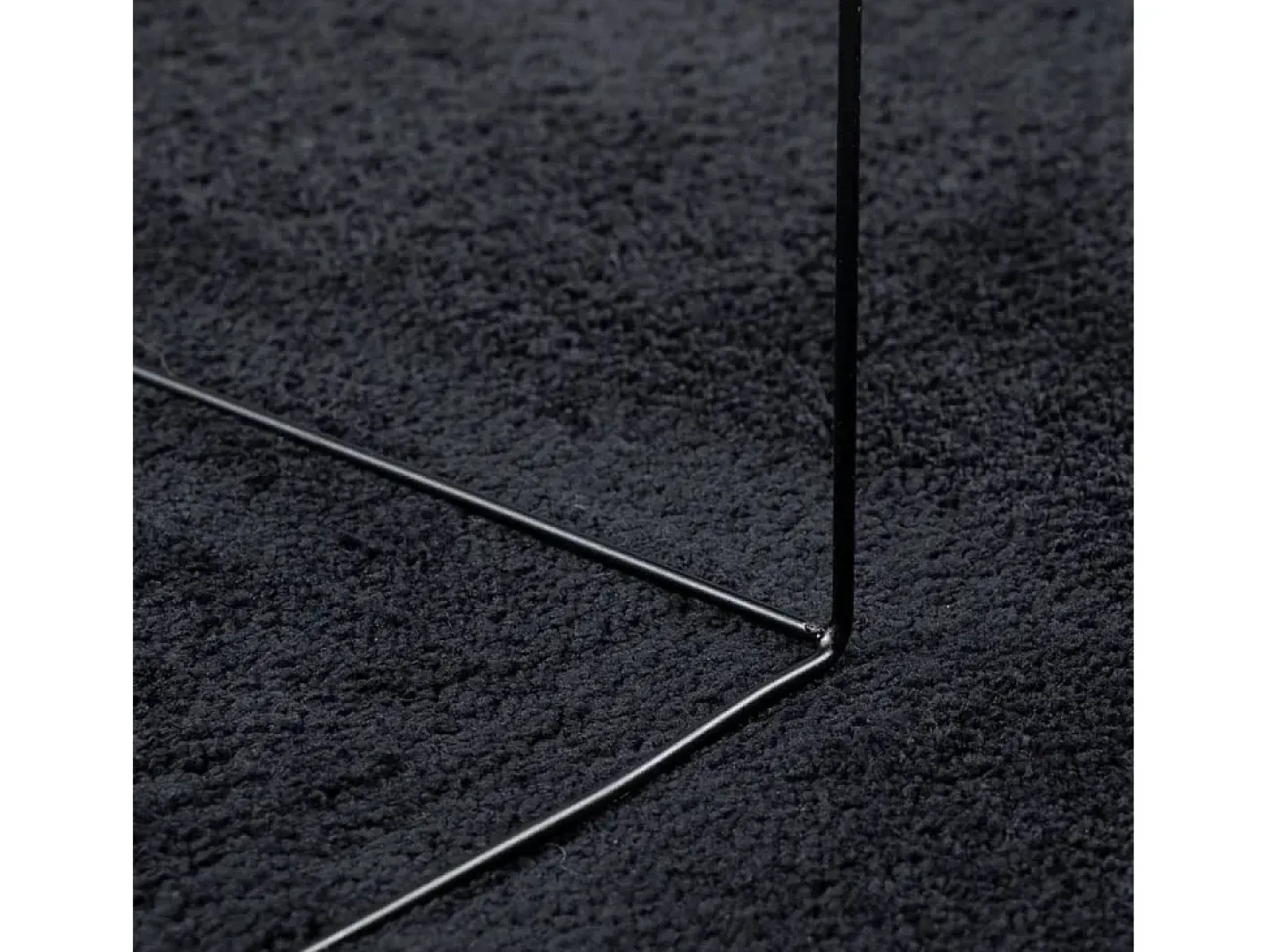 Hot Garden Furniture Sinto Alfombra de pelo corto OVIEDO 240x340 cm Negro