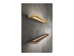 Aplique Para Pared-Slim - Aplique LED de pared de 18 W, CCT 2700K-4000K, L.59,2 cm, Orientable, 1440 lm, IP20 - Perenz - Marrón metalizado Marru00f3n