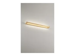Discount Slim - Aplique LED de pared de 24 W, CCT 2700K-4000K, L.79,2 cm, Orientable, 1920 lm, IP20 - Perenz - Dorado