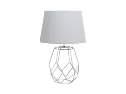 AKUNADECOR Sobremesa Con Estructura Metal Modelo Labeo Cromo Plateado Discount