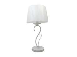 AKUNADECOR Lámpara De Mesa-Sobremesa Con Pantalla Amsterdam /oro 50x25x25 Cm Blanco