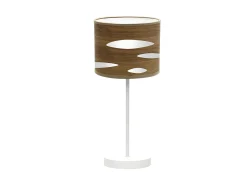 Sale AKUNADECOR Sobremesa Con Pantalla En Color Madera Oscura Modelo Odra Blanco