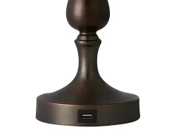 Hot AKUNADECOR Sobremesa Con Puerto Usb Modelo Khalifa Marron Con Pantalla Marru00f3n
