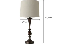 Hot AKUNADECOR Sobremesa Con Puerto Usb Modelo Khalifa Marron Con Pantalla Marru00f3n