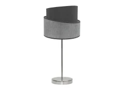 AKUNADECOR Sobremesa Modelo Hara Pequeña 1xe14 Niquel/gris Plateado