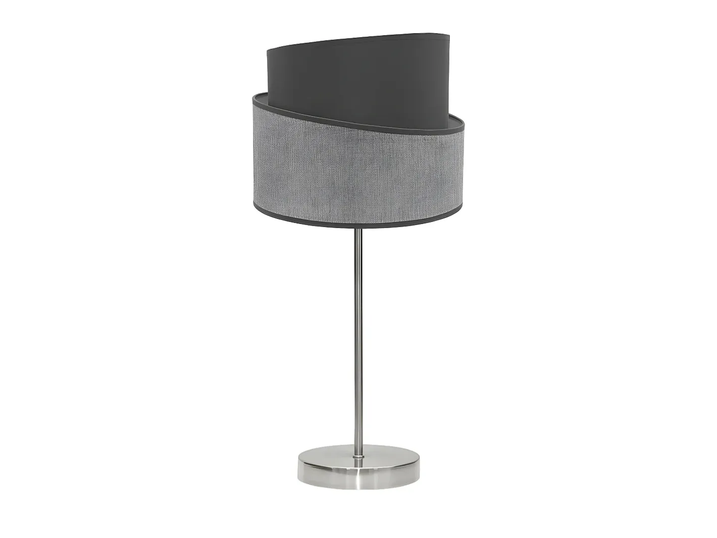 AKUNADECOR Sobremesa Modelo Hara Pequeña 1xe14 Niquel/gris Plateado