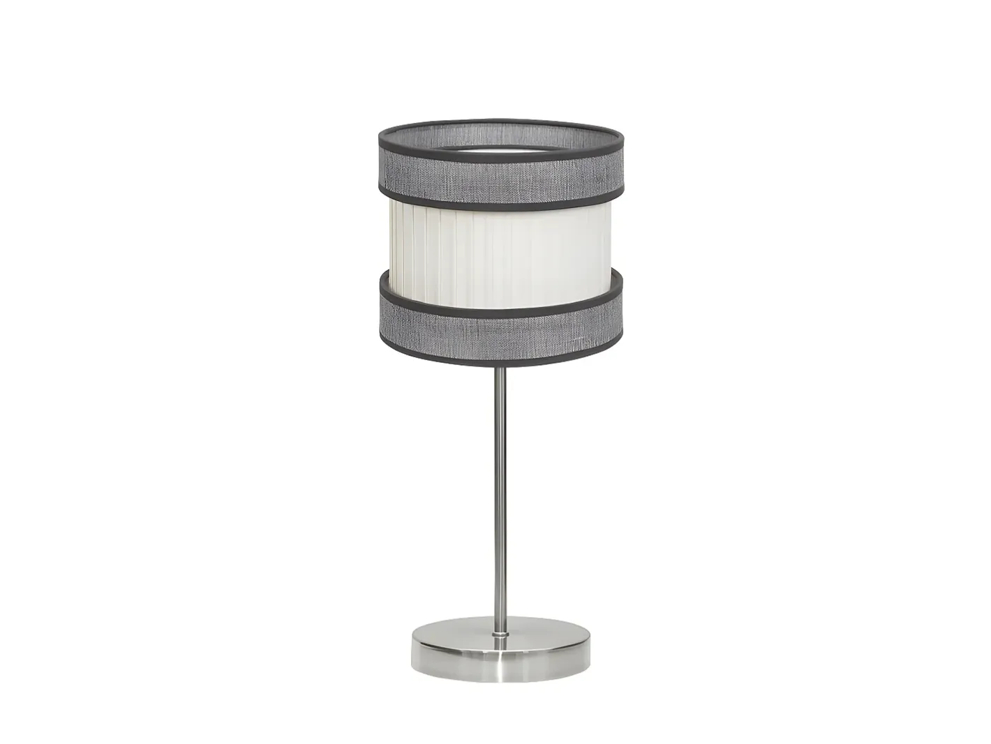 AKUNADECOR Sobremesa Pequeña Modelo Home 1xe14 Niquel/gris-beis Plateado Clearance