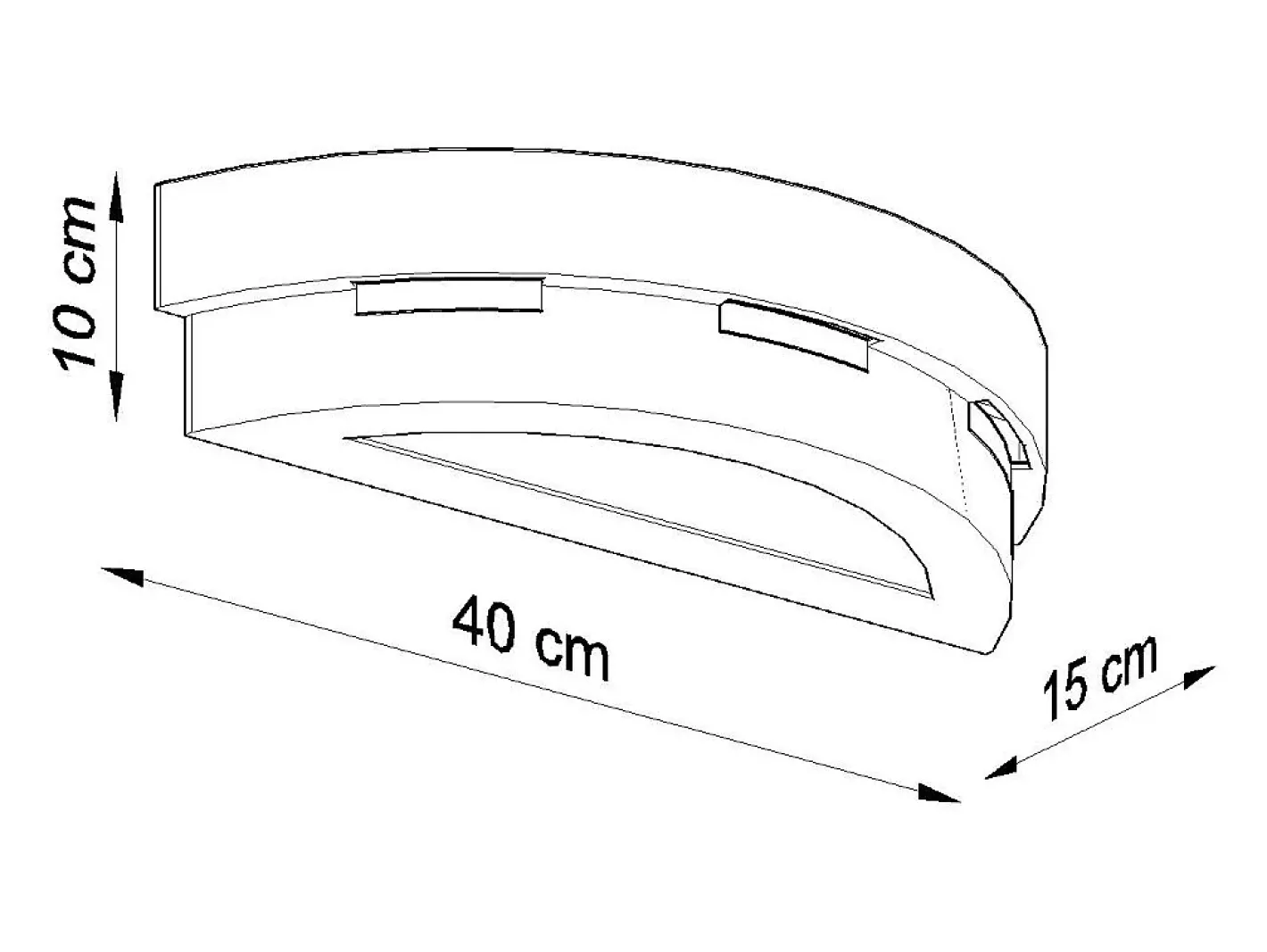 Sollux Lighting Sollux - 1 luz de pared de cerámica a ras de suelo blanca, E27 Blanco Hot