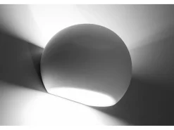 Sollux Lighting Sollux - 1 luz de pared de cerámica a ras de suelo blanca, E27 Blanco Best