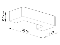Clearance Sollux Lighting Sollux - 1 luz de pared de cerámica a ras de suelo blanca, E27 Blanco