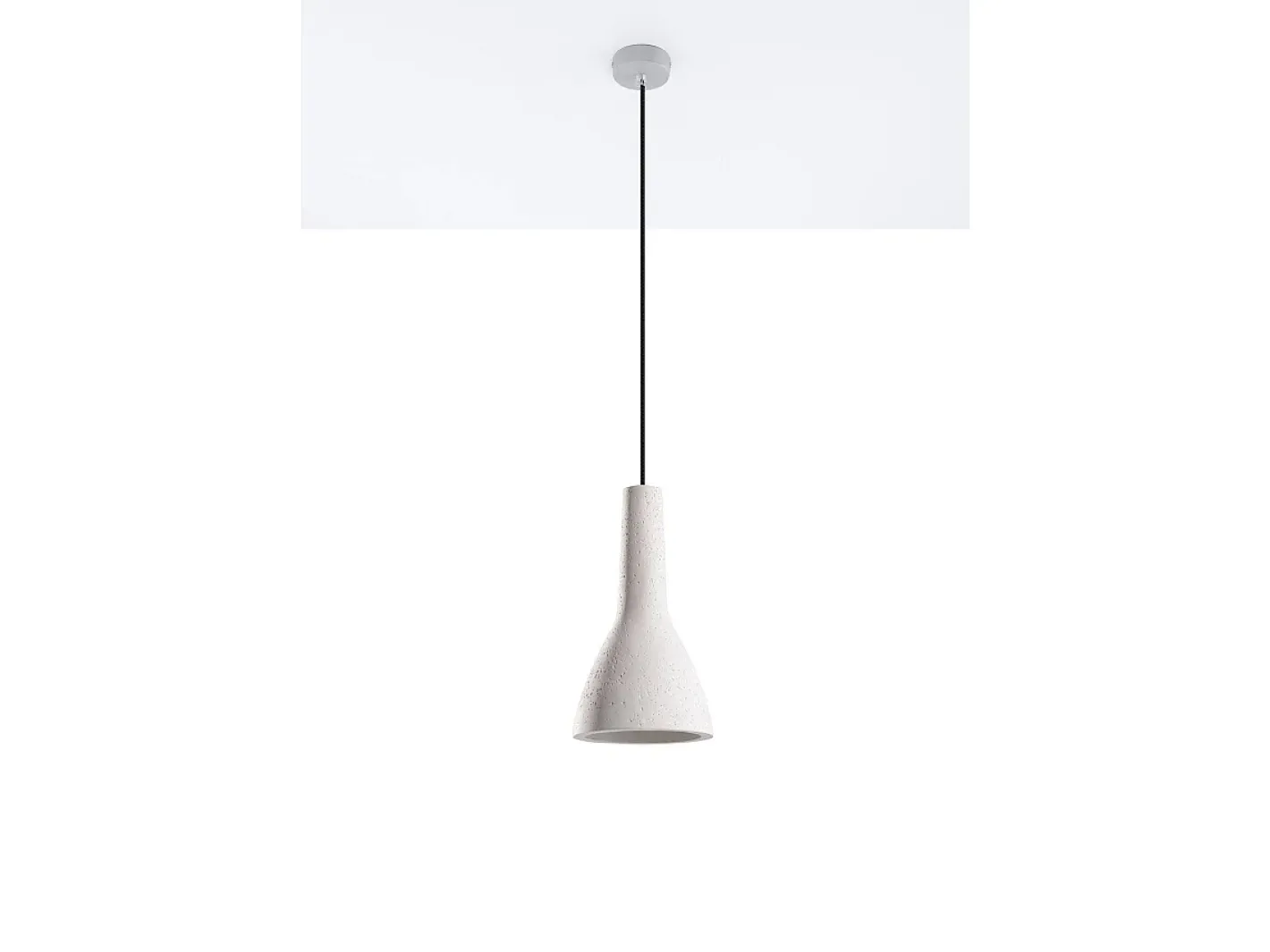 Clearance Sollux Lighting Sollux - Lámpara colgante de techo tipo domo con 1 luz blanca, E27 Gris