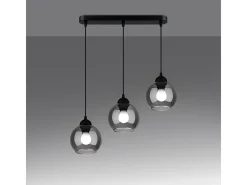 Outlet Sollux Lighting Sollux Alino Plafón colgante Bar Negro