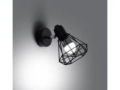 Sollux Lighting Aplique Para Pared-Sollux Artemis Foco individual Negro