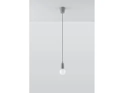 Sollux Lighting Lámpara Suspendida-Sollux DIEGO - 1 luz colgante de techo Gris