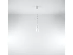 Sollux Lighting Lámpara Suspendida-Sollux DIEGO - 1 luz colgante de techo Blanco