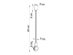 Sollux Lighting Sollux DIEGO - 1 luz colgante de techo Verde Clearance