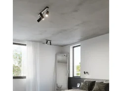 Sollux Lighting Sollux DIREZIONE - Barra de 2 focos de luz negra, GU10 Negro Sale
